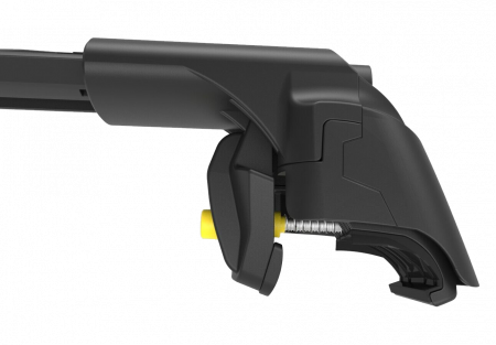 Багажник на интегрированные рейлинги Turtle Air 2 (комплект 2 шт.) модель 106 цвет черный от магазина ФаркопРос